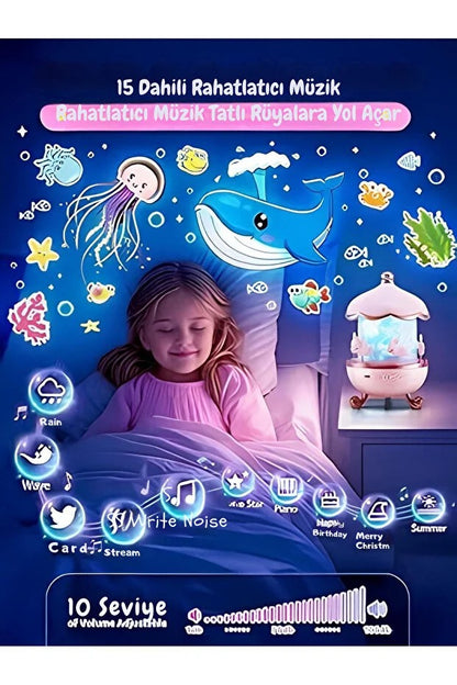 Screenorojectr Çocuklar İçin Gece Lambası Projektörü